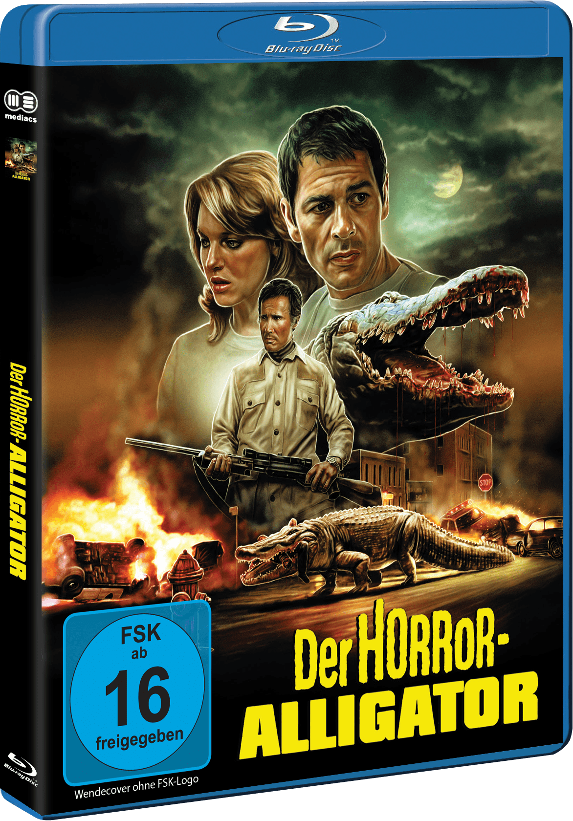 Der Horror-Alligator Cover C UNCUT (Blu-ray)