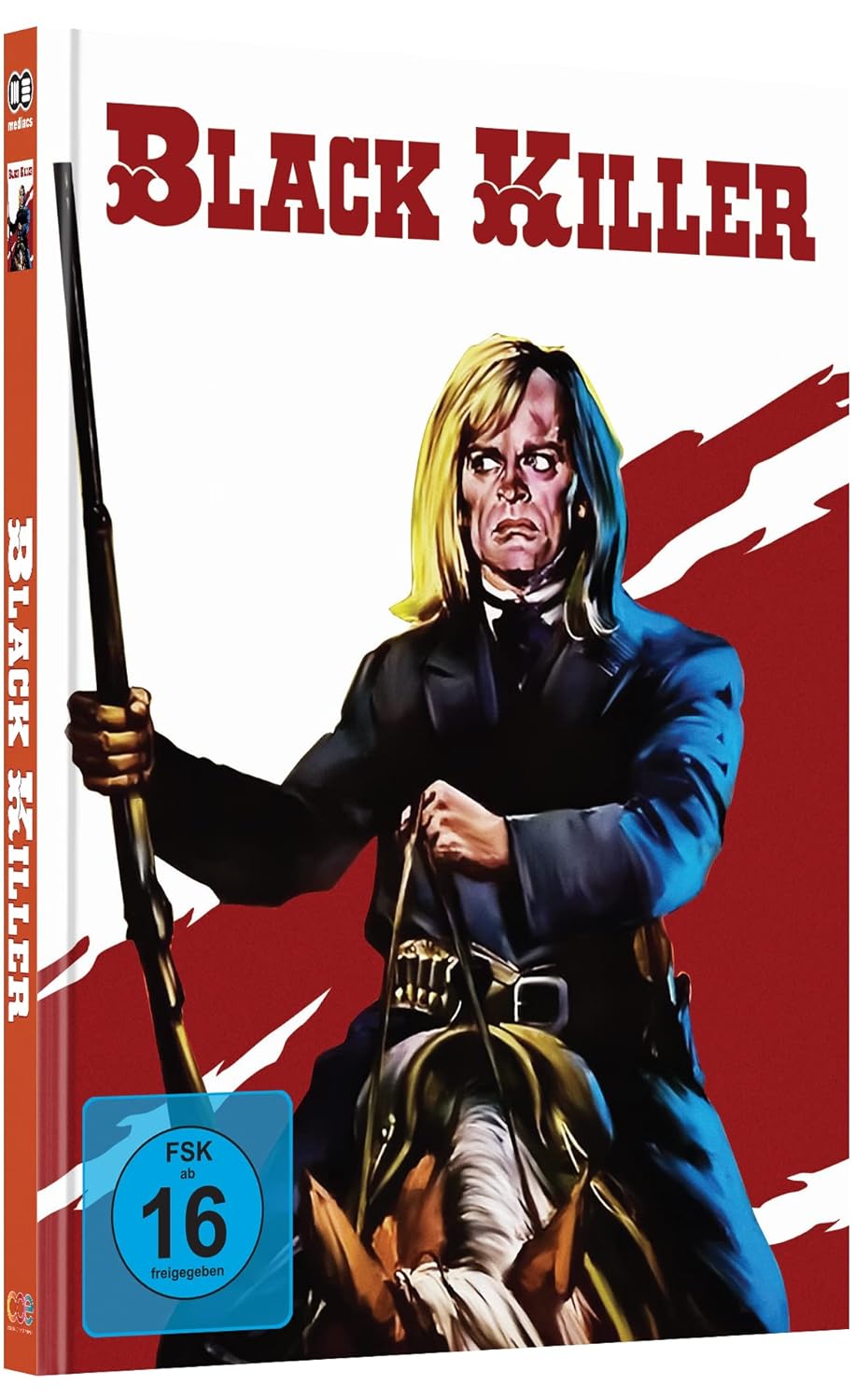 BLACK KILLER Mediabook Cover C limited 333 UNCUT (Blu-ray + DVD)