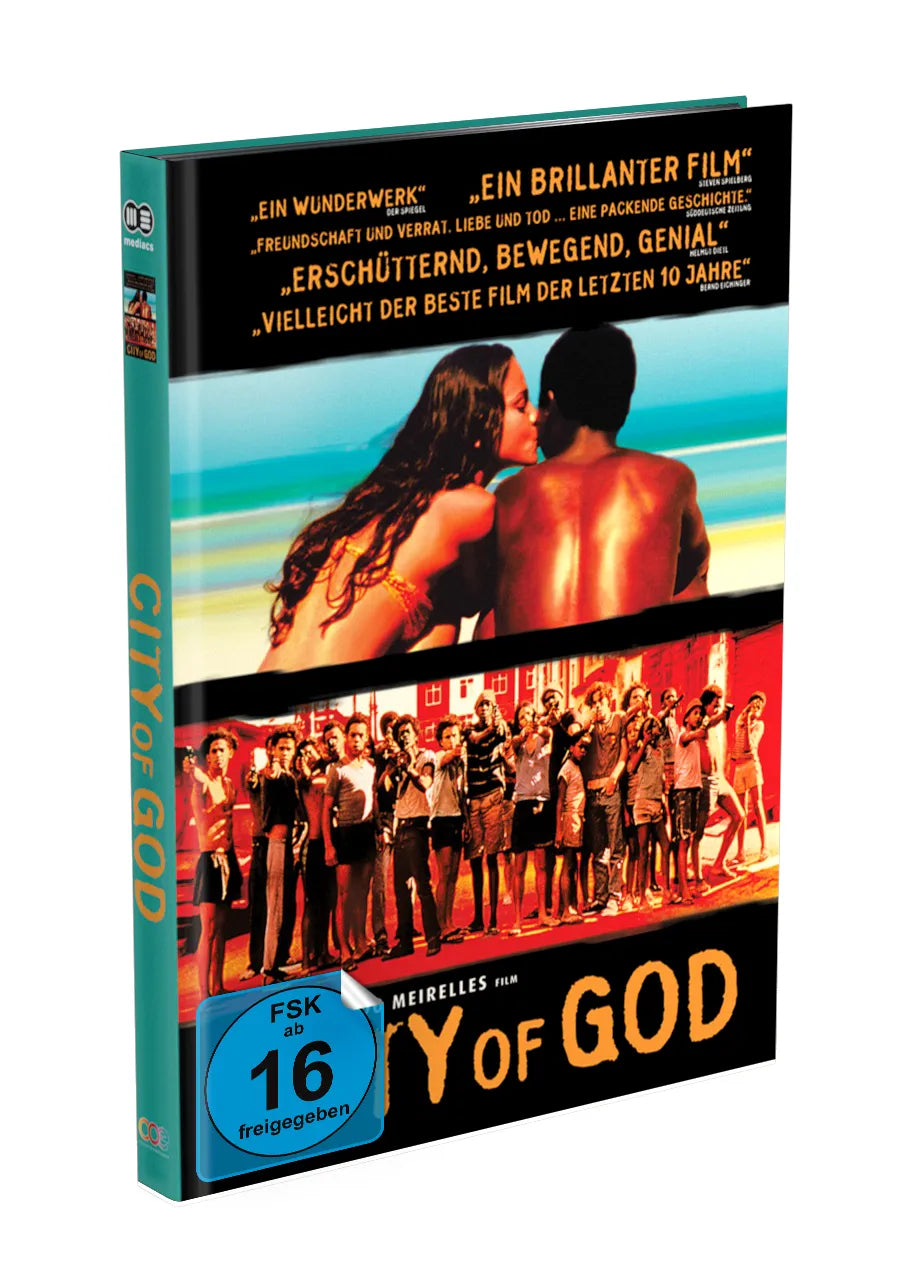 CITY OF GOD   Mediabook Cover A limited 999 UNCUT (Blu-ray + DVD)