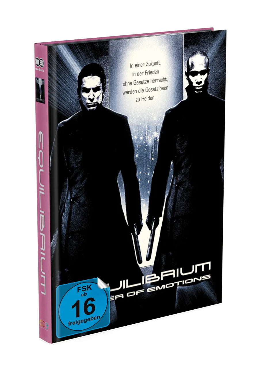 Equilibrium - Killer of Emotions  Mediabook Cover A limited 500 UNCUT (Blu-ray + DVD)