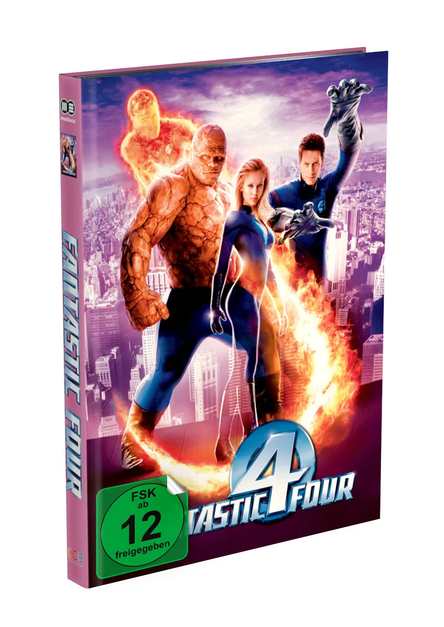 FANTASTIC FOUR Mediabook Cover B limited 500 UNCUT (Blu-ray + DVD)