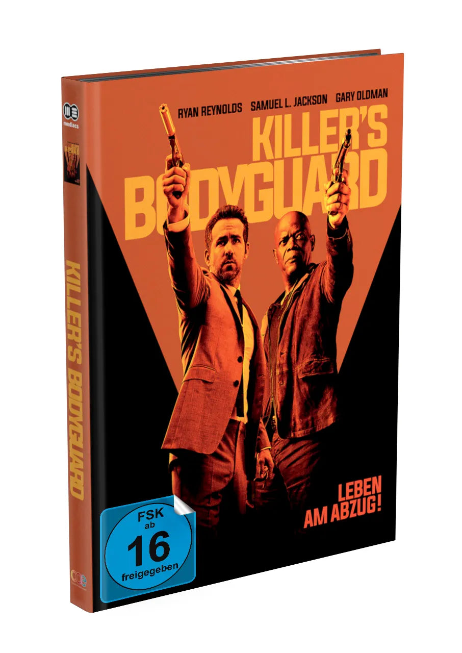 KILLER´S BODYGUARD Mediabook Cover A limited 999 UNCUT (Blu-ray + DVD)