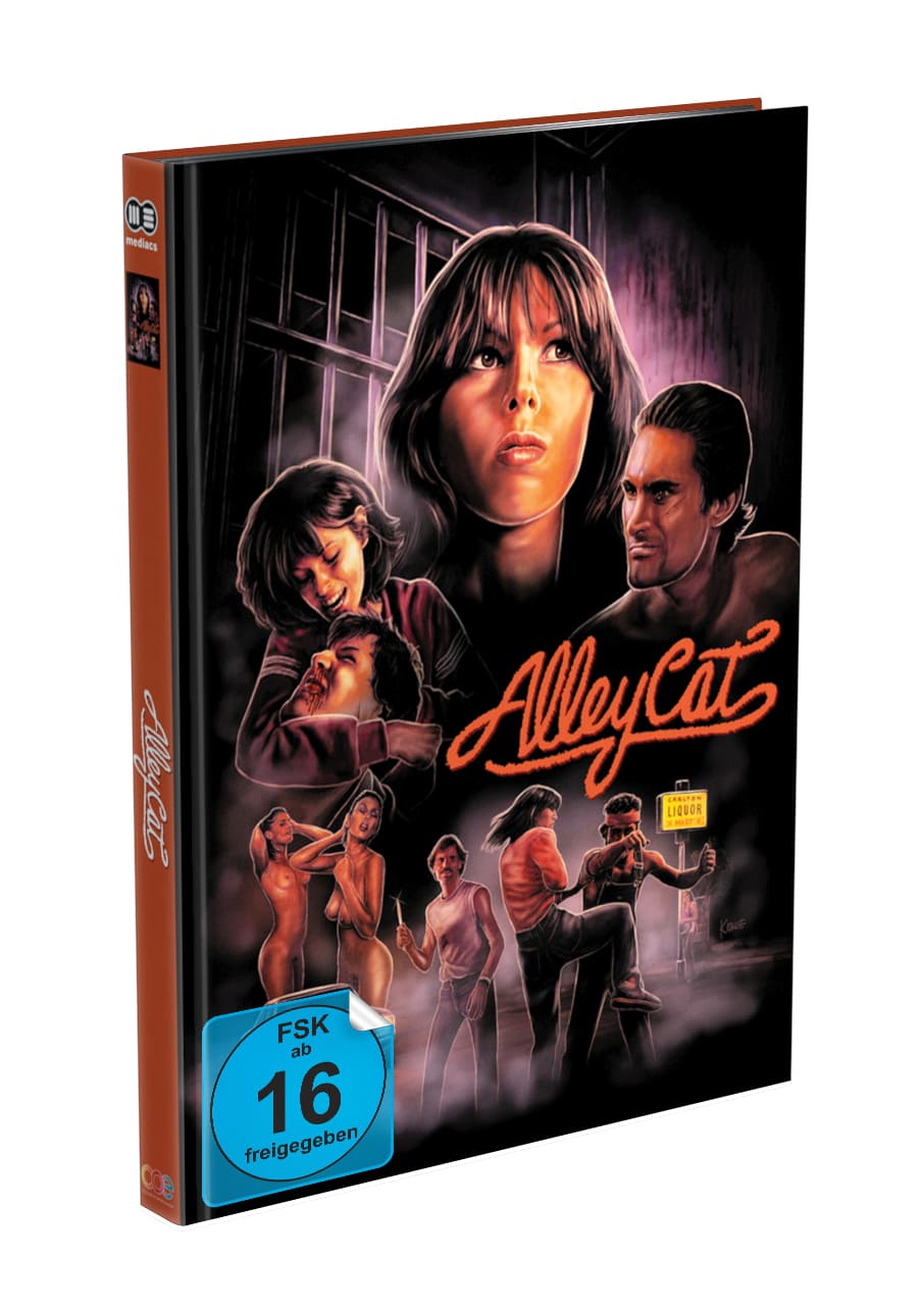 ALLEY CAT  Mediabook Cover A limited 666 UNCUT (4K Ultra HD + Blu-ray + DVD)