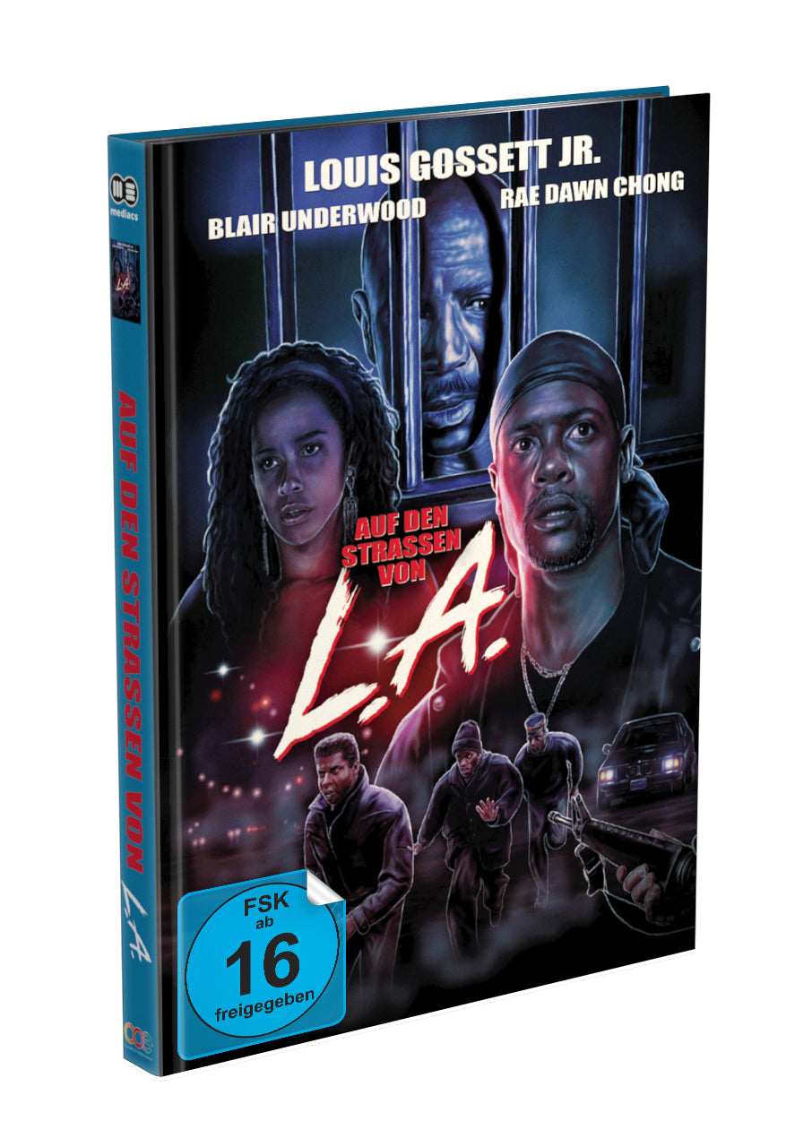 Auf den Straßen von L.A.  Mediabook Cover A limited 666 UNCUT (4K Ultra HD + Blu-ray + DVD)