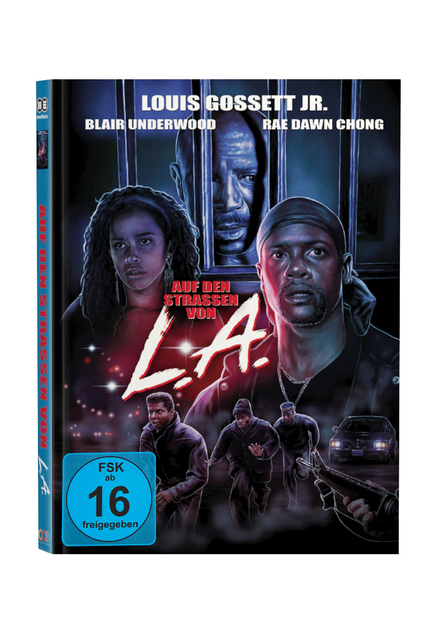 Auf den Straßen von L.A.  Mediabook Cover A limited 666 UNCUT (4K Ultra HD + Blu-ray + DVD)
