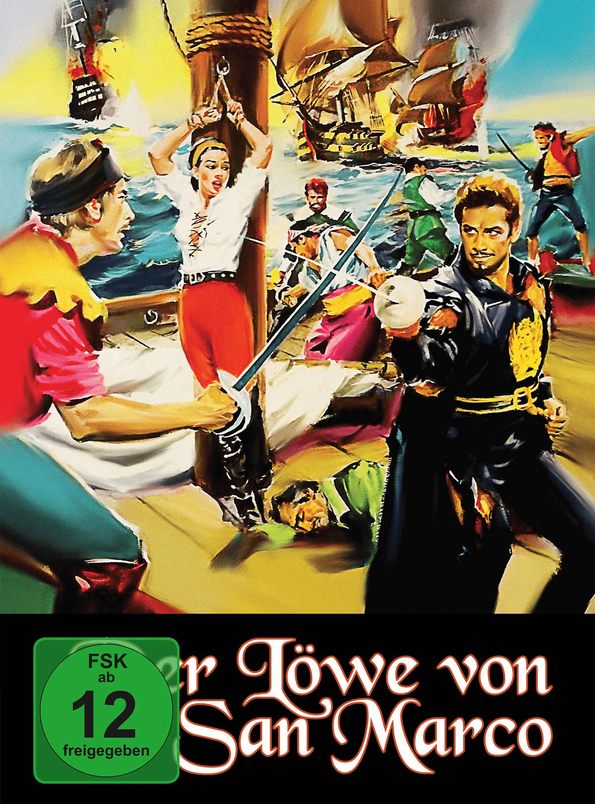 The Lion of San Marco Mediabook Cover A limited 500 UNCUT (Blu-ray + DVD)