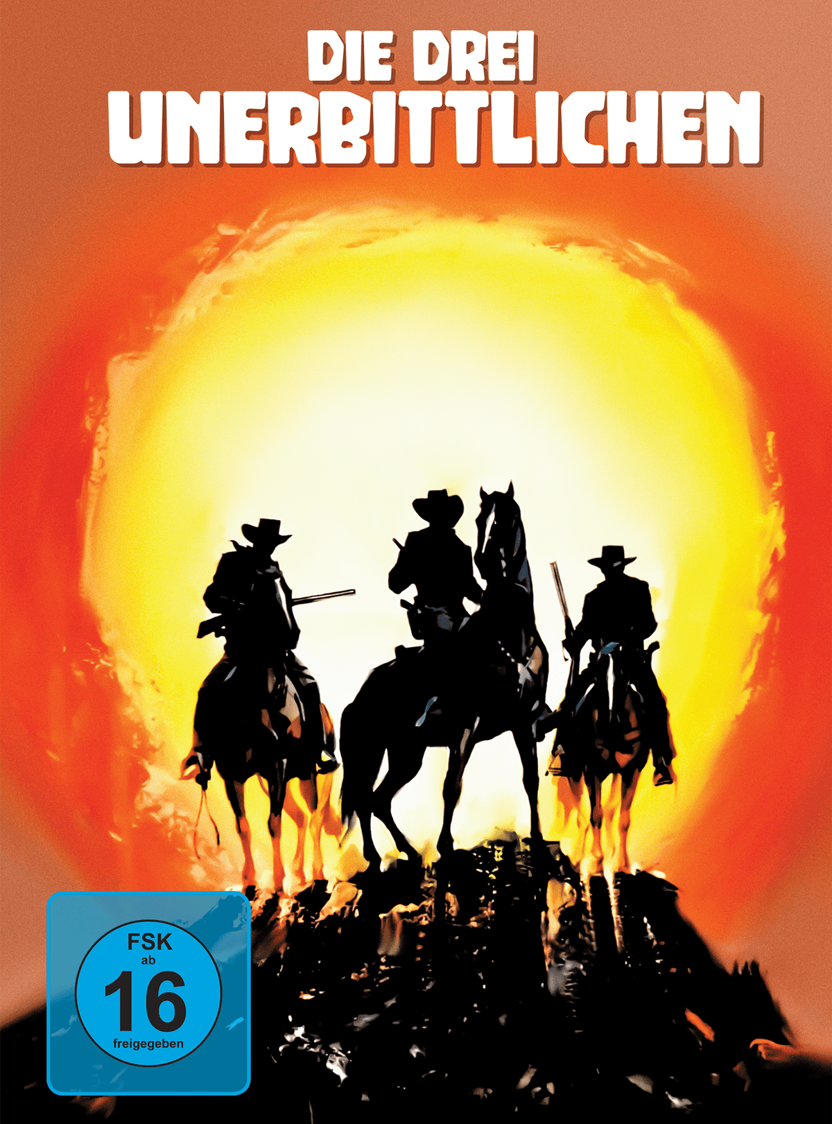 Die Drei Unerbittlichen  Mediabook Cover A limited 333 UNCUT (Blu-ray + DVD)