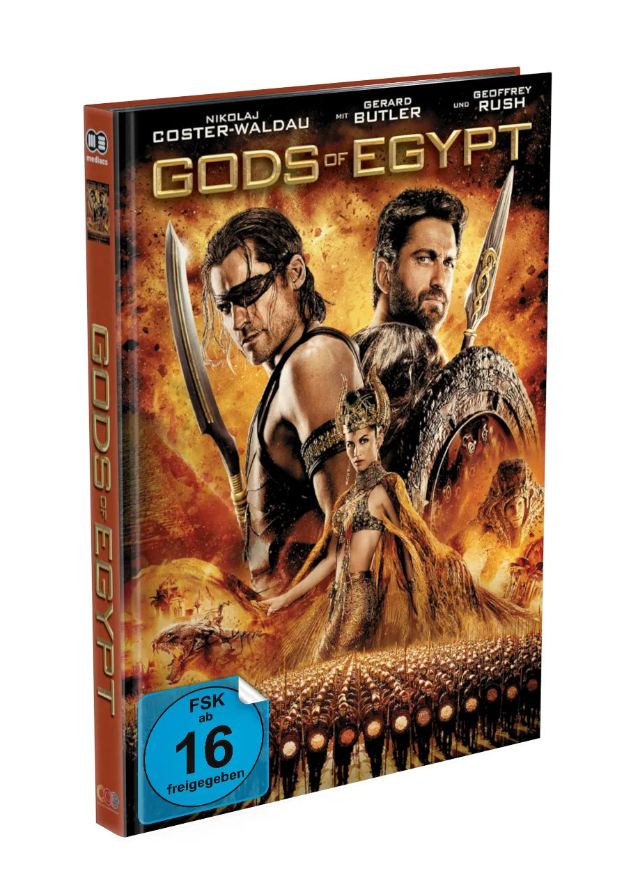 GODS OF EGYPT  Mediabook Cover B limited 999 UNCUT (4K Ultra HD + Blu-ray )
