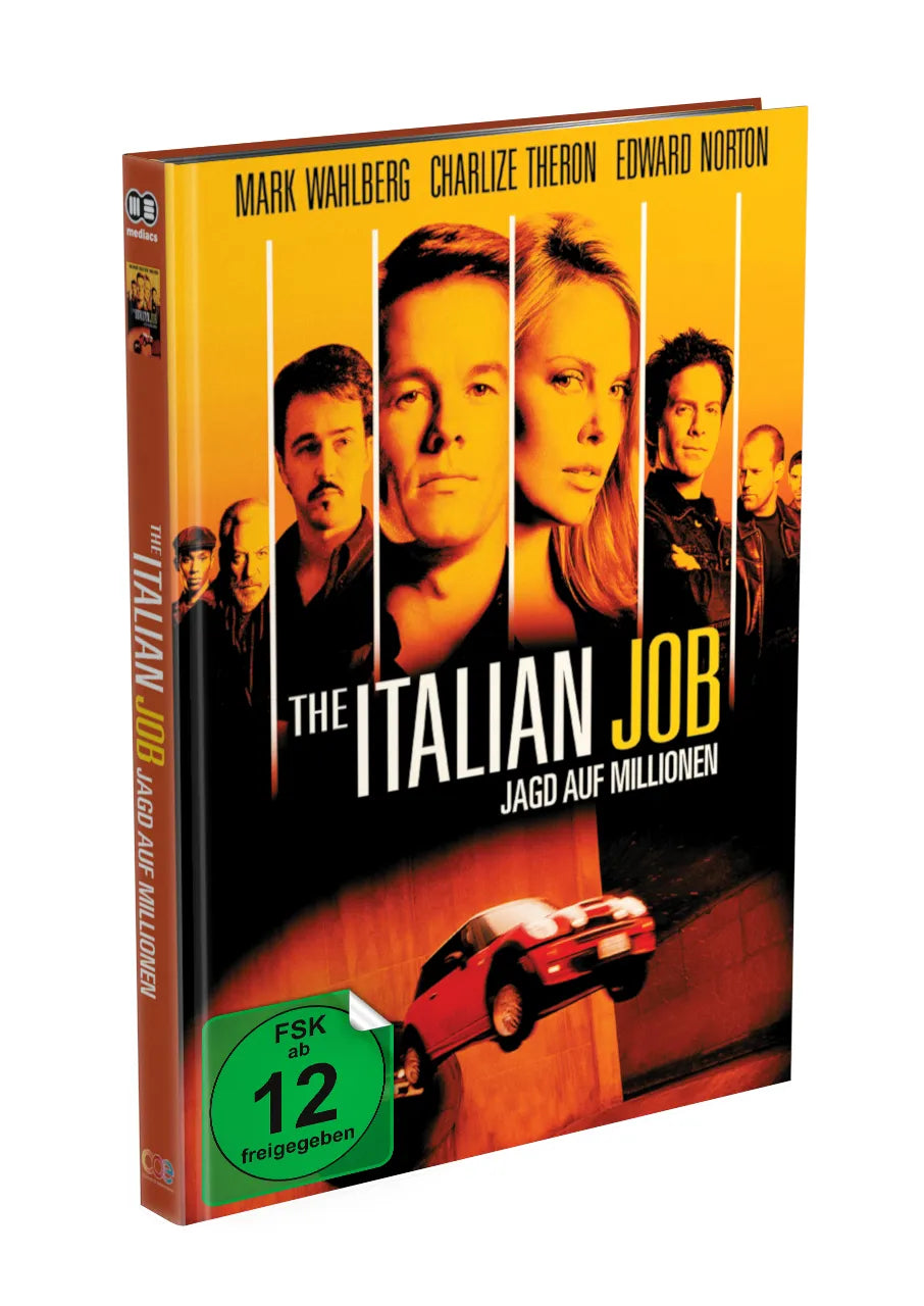 The Italian Job - Jagd auf Millionen  Mediabook Cover A limited 500 UNCUT (Blu-ray + DVD)