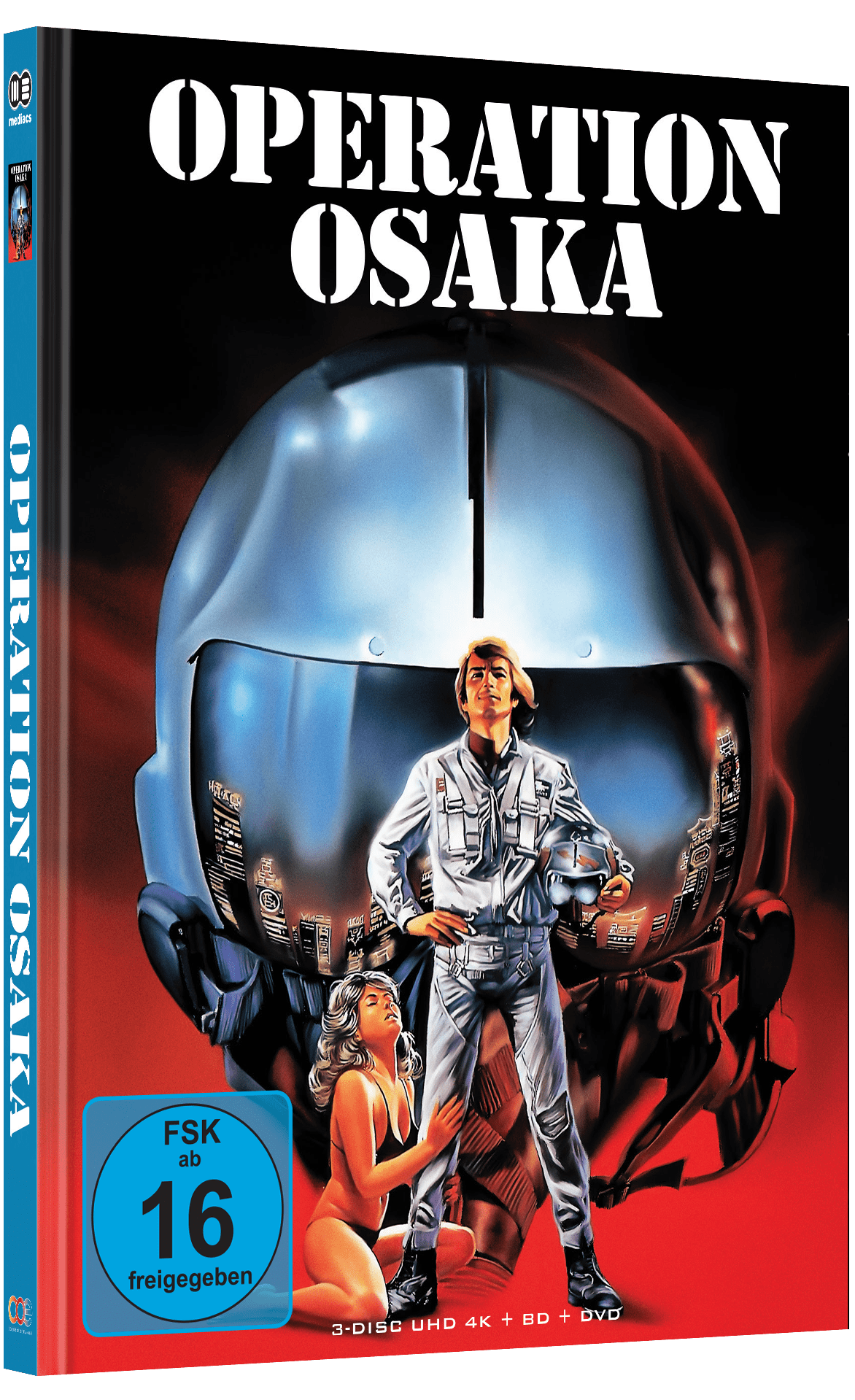Operation Osaka Mediabook Cover B limited 333 UNCUT (4K Ultra HD + Blu-ray + DVD)