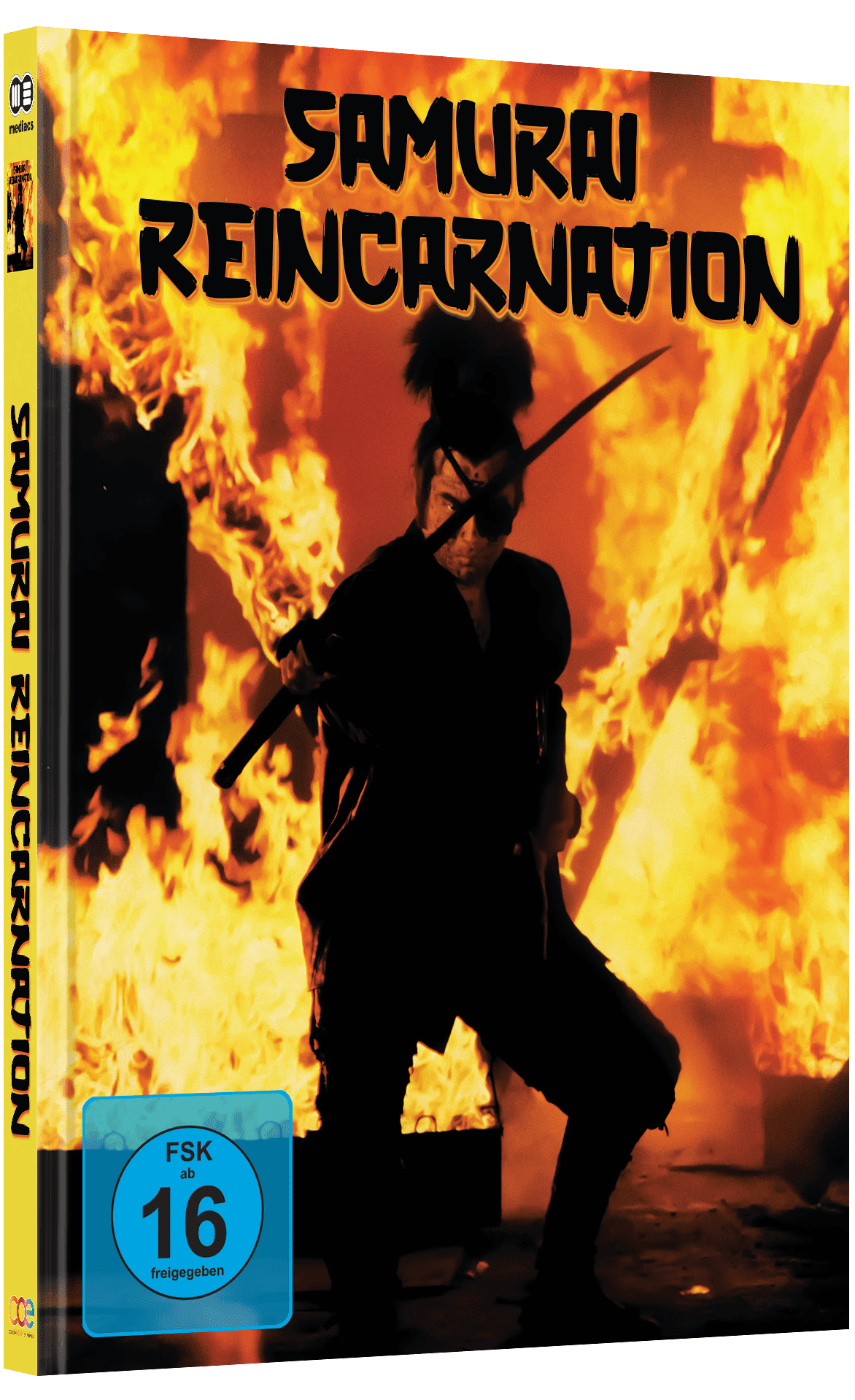 Samurai Reincarnation  Mediabook Cover A limited 333 UNCUT (Blu-ray + DVD)