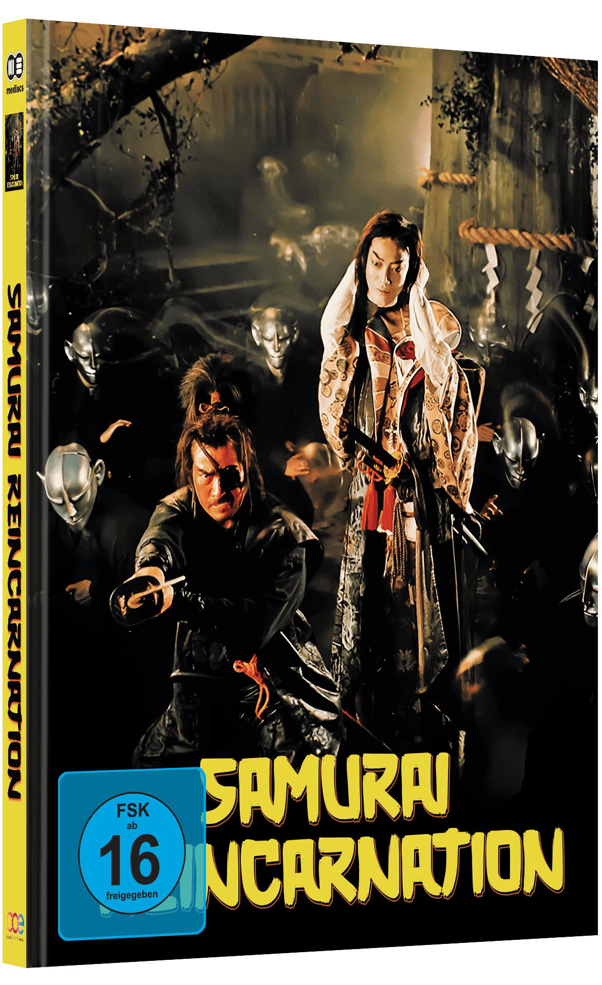 Samurai Reincarnation  Mediabook Cover B limited 333 UNCUT (Blu-ray + DVD)