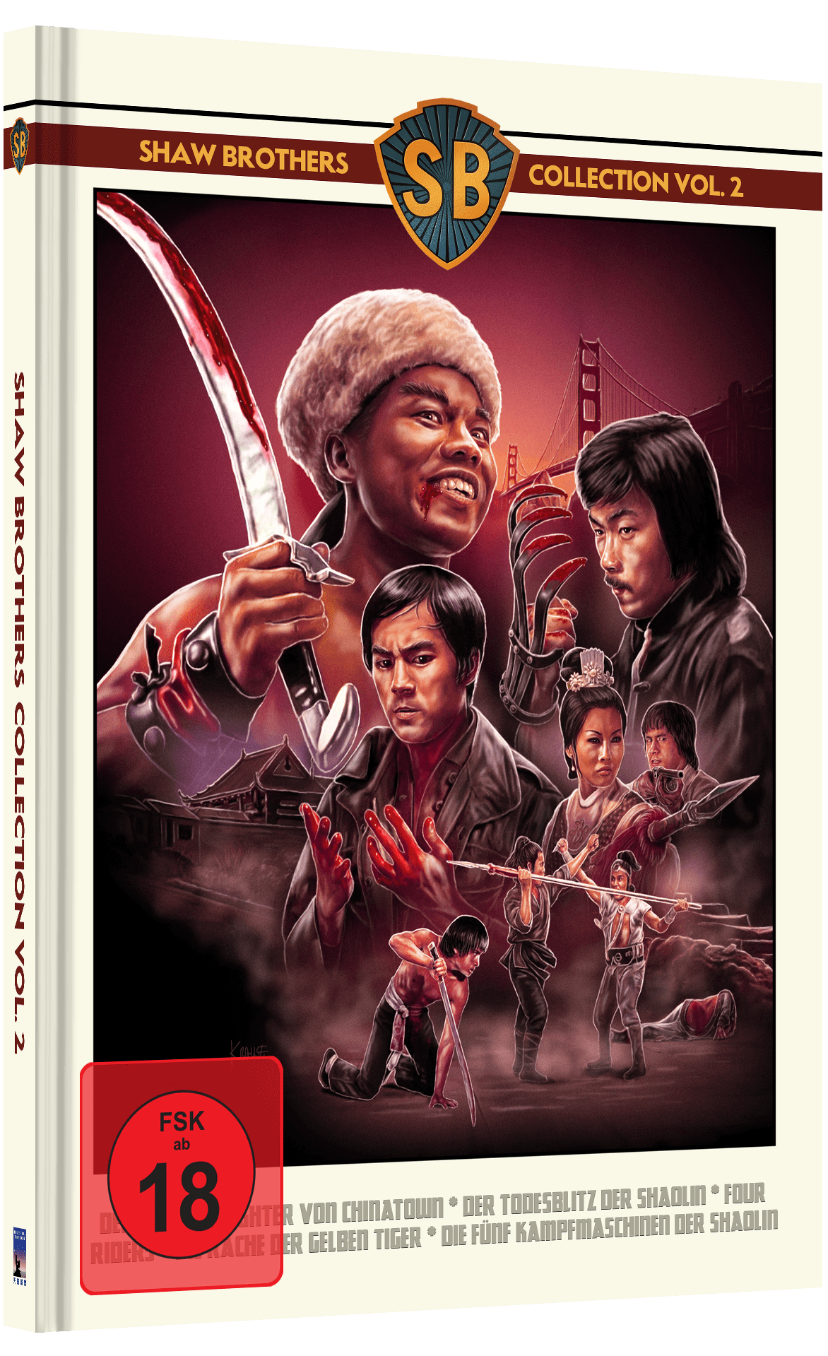 SHAW BROTHERS COLLECTION 2-  5-Disc BD  Mediabook Cover A limited 500 (Blu-ray )