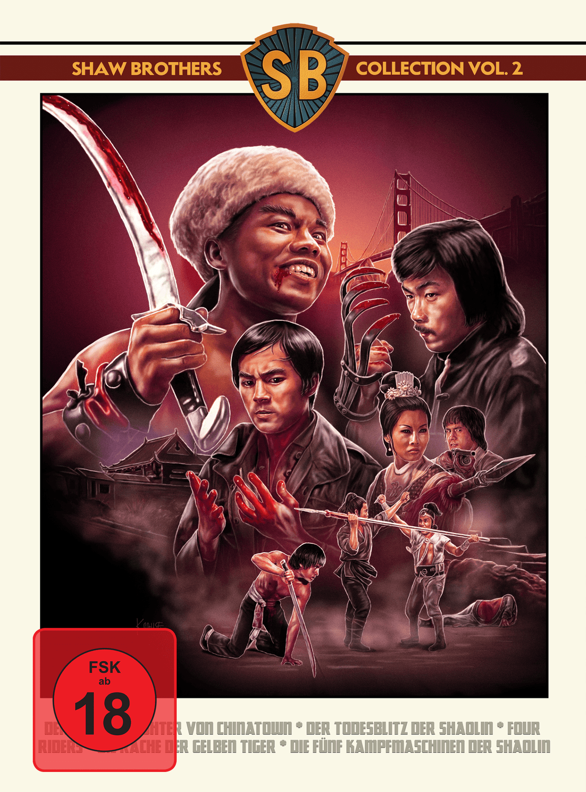 SHAW BROTHERS COLLECTION 2-  5-Disc BD  Mediabook Cover A limited 500 (Blu-ray )