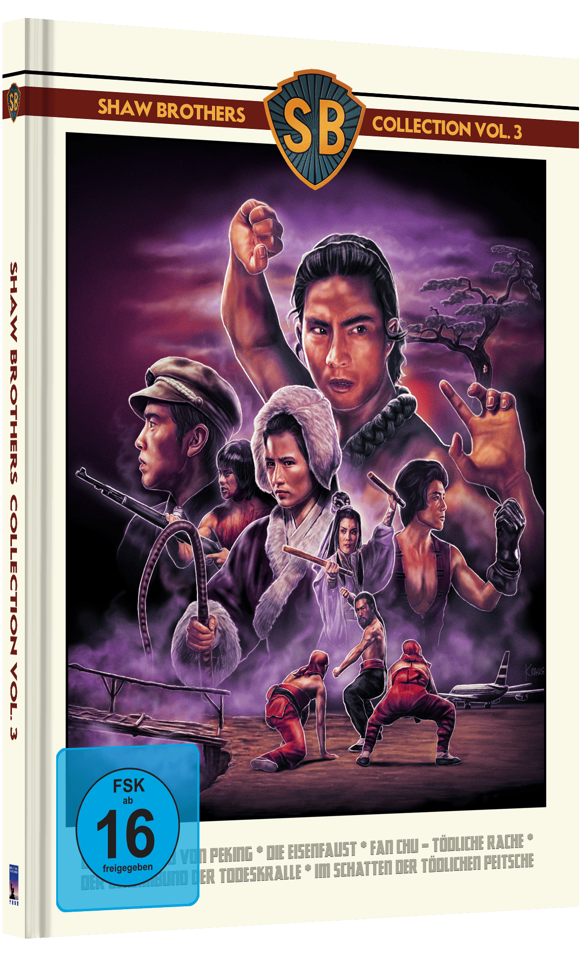 SHAW BROTHERS COLLECTION 3-  5-Disc BD  Mediabook Cover A limited 500 (Blu-ray )