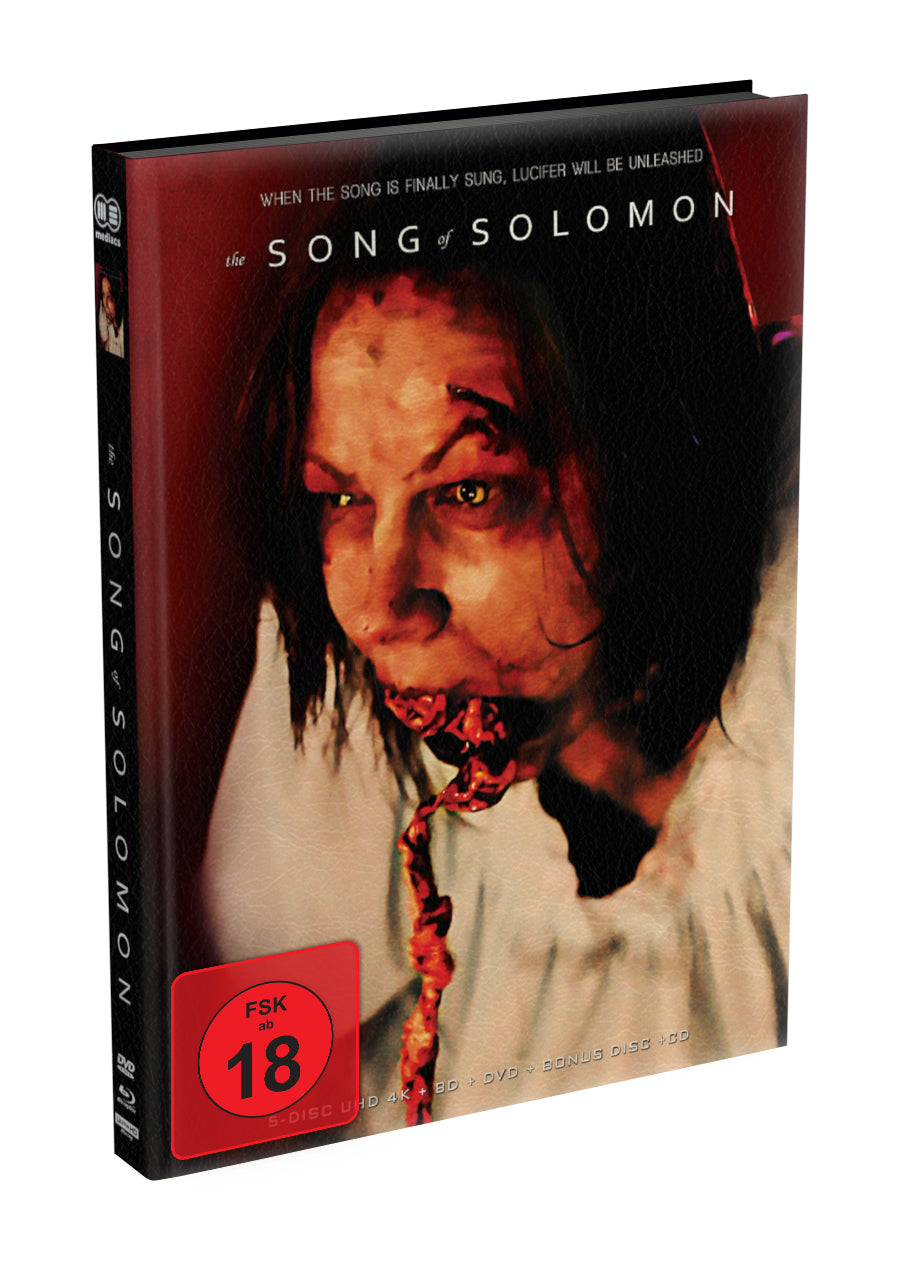 American Guinea Pig: The Song of Solomon  5-Disc Mediabook Cover C limited 44 UNCUT (4K Ultra HD + Blu-ray + Bonus Disc +CD Soundtrack + DVD)