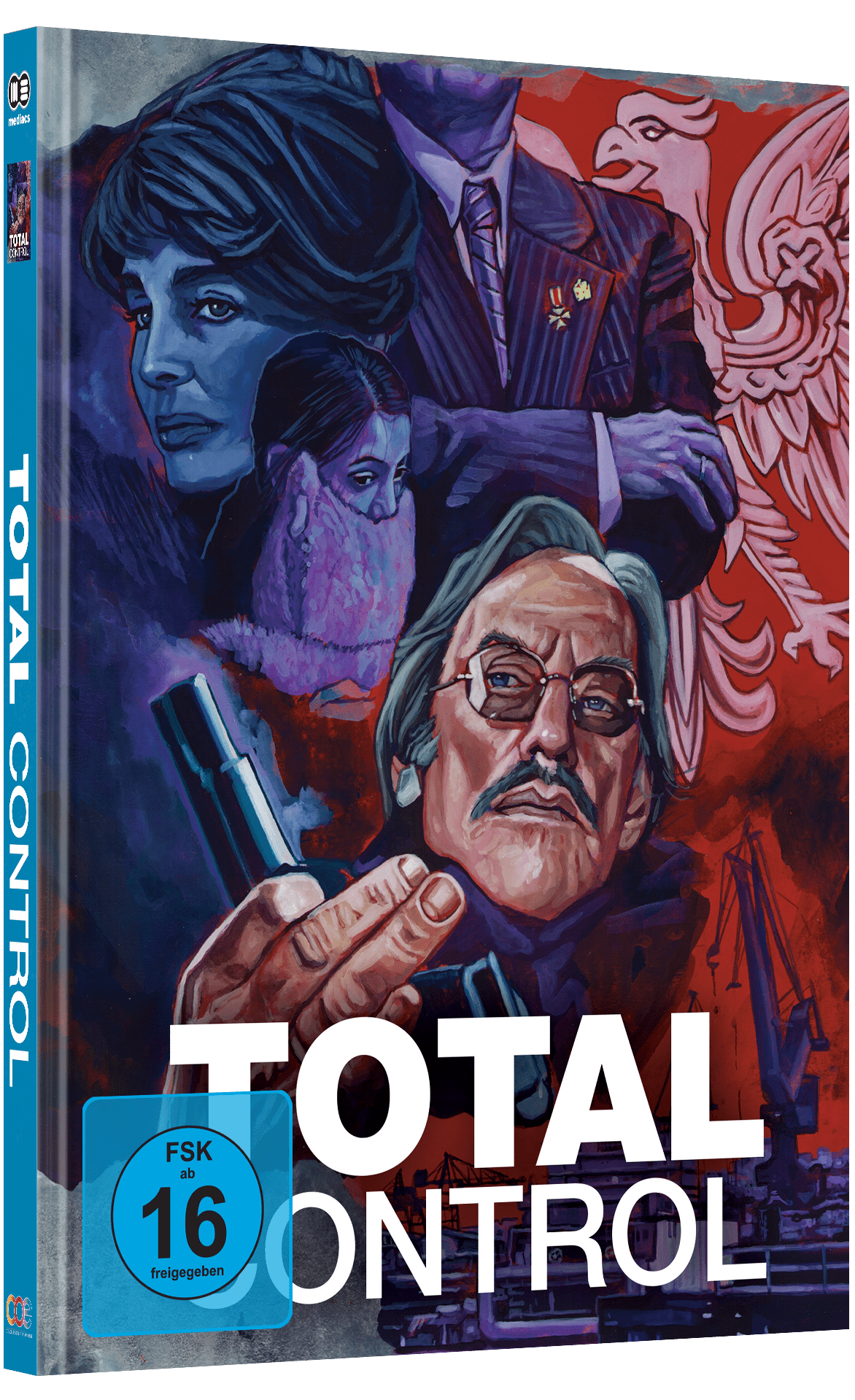 Total Control ( Eminent Domain )  Mediabook Cover A limited 777 UNCUT (Blu-ray + DVD)