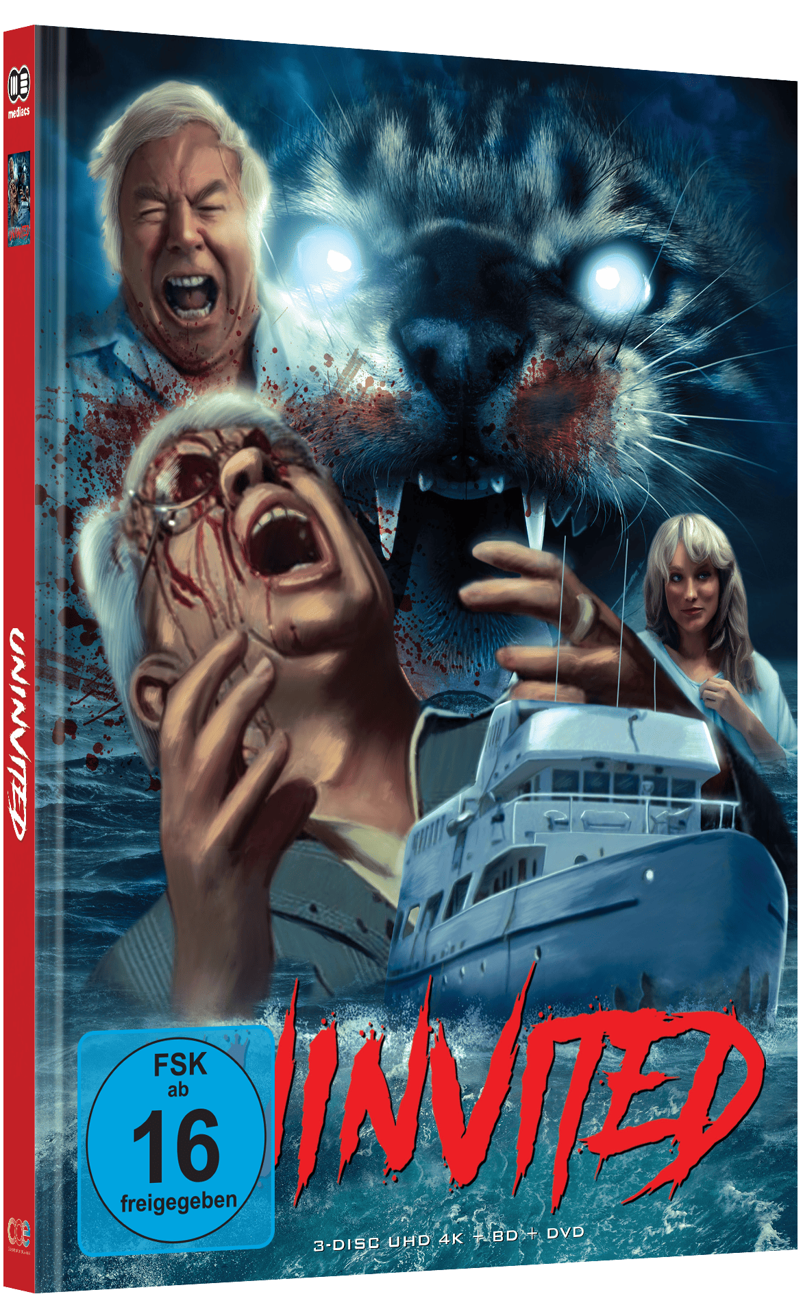 UNINVITED  Mediabook Cover C limited 333 UNCUT (4K Ultra HD + Blu-ray + DVD)