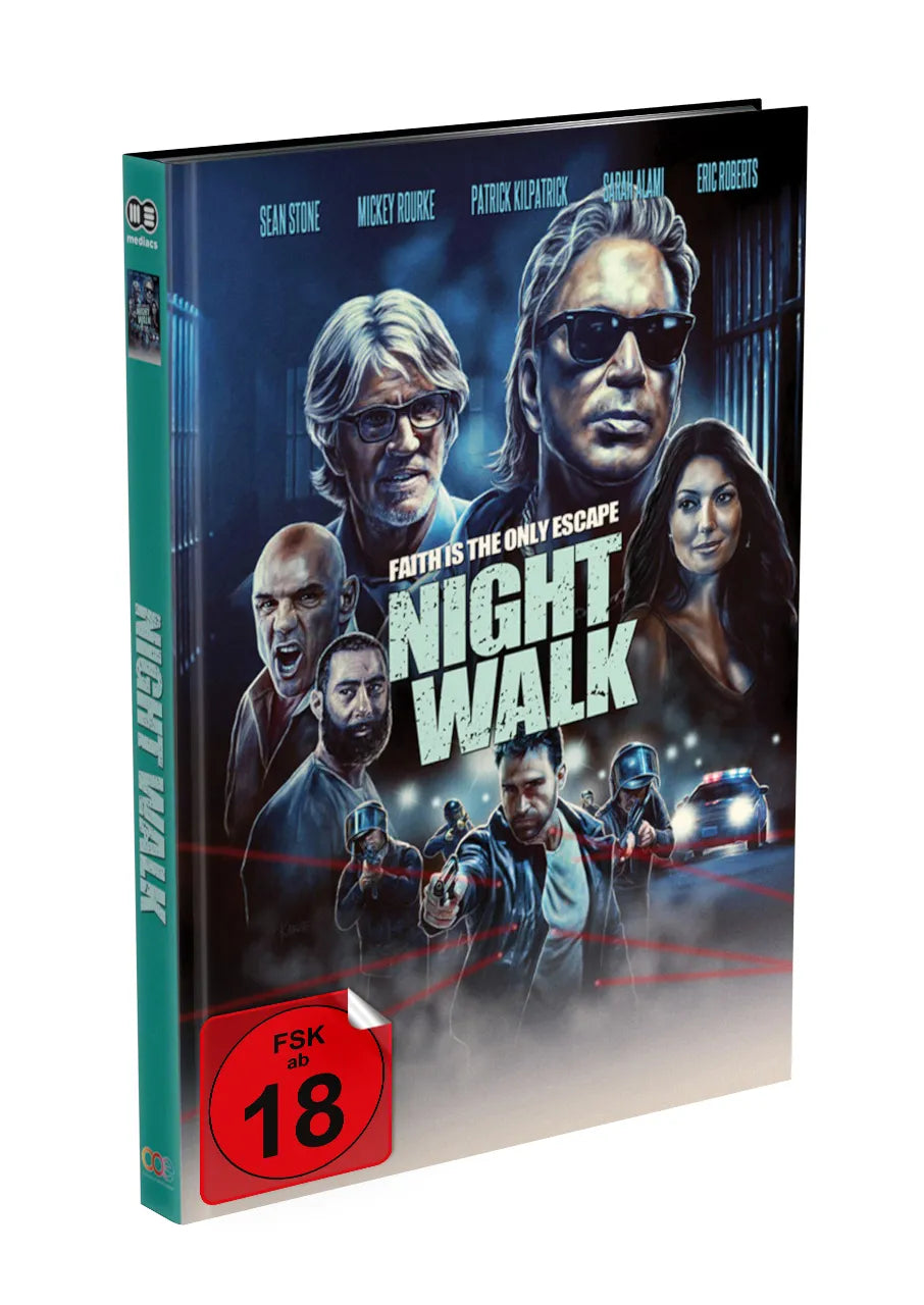 NIGHT WALK Mediabook Cover A limited 999 UNCUT (Blu-ray + DVD)