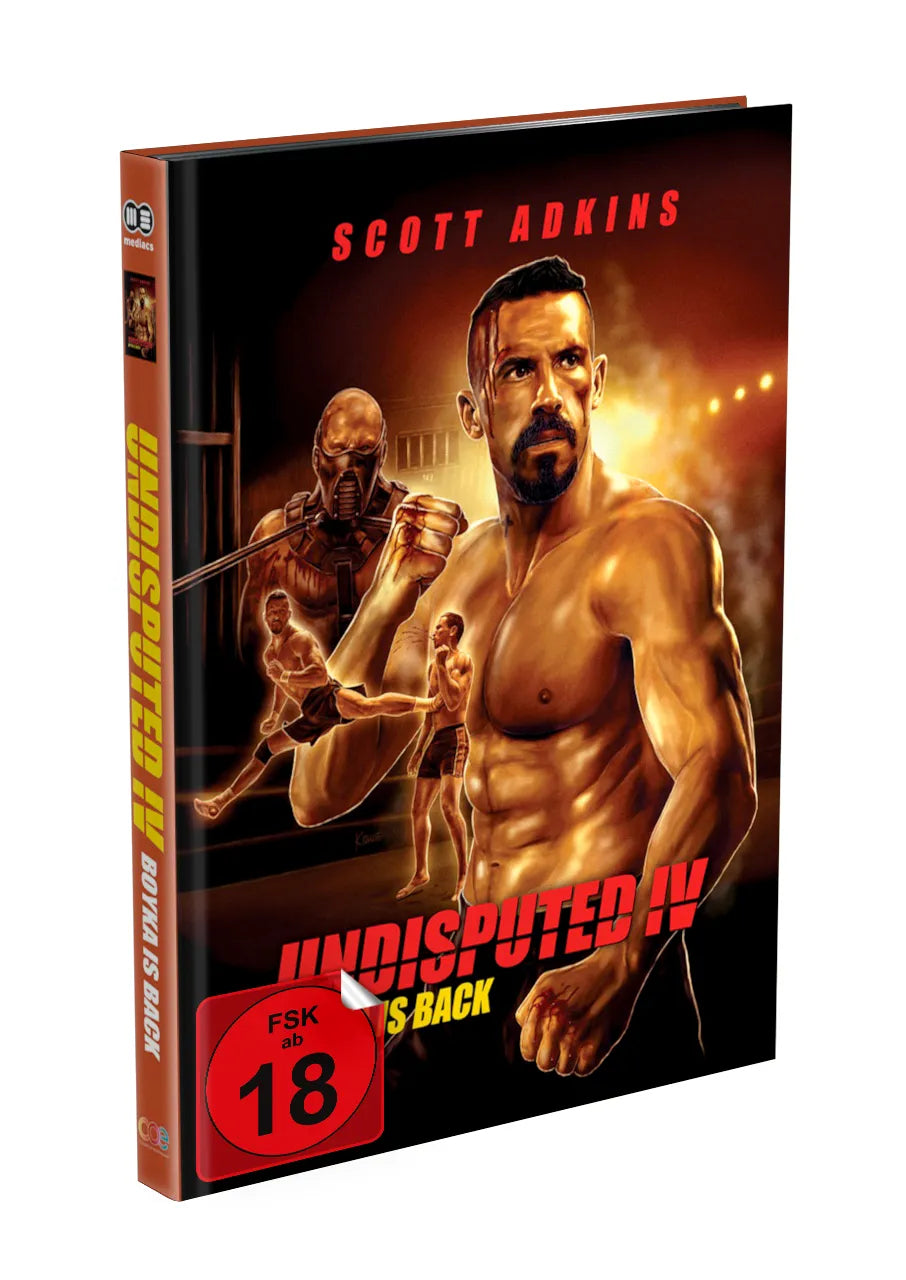 UNDISPUTED IV: BOYKA IS BACK Mediabook Cover A limited 999 UNCUT (Blu-ray + DVD)