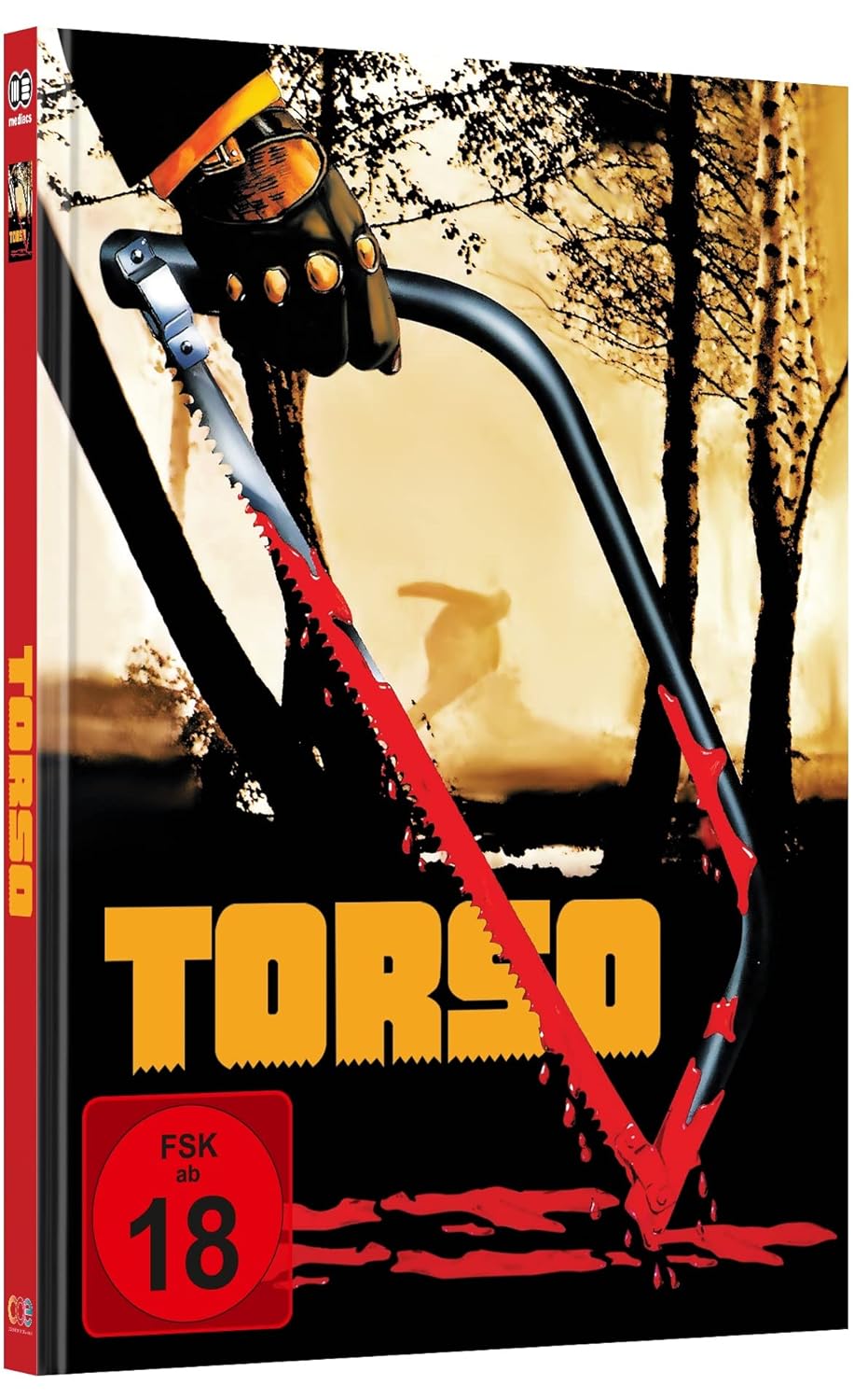 Torso - Die Säge des Teufels  Mediabook Cover B limited 333 UNCUT (Blu-ray + DVD)